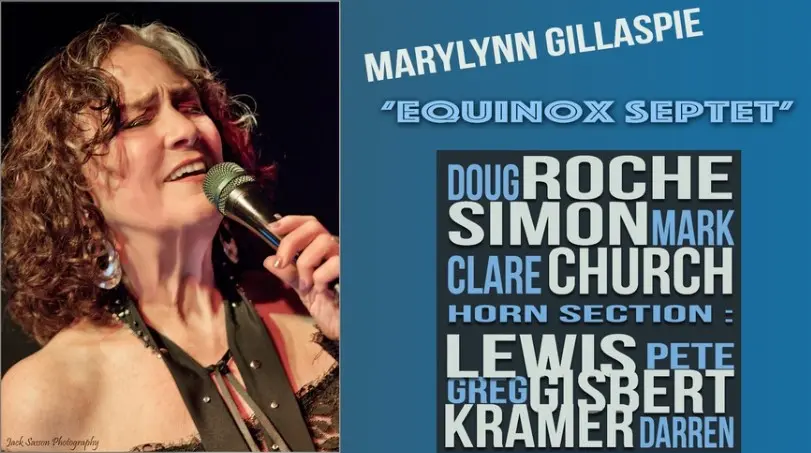 A poster for MaryLynn Gillaspie Equinox Septet  event