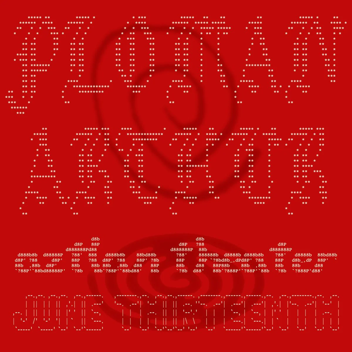 A poster for PLO Man & Arthur live at the Aztlan Theater event