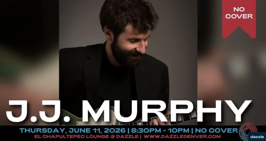 A poster for El Chapultepec Lounge presents: JJ Murphy  event