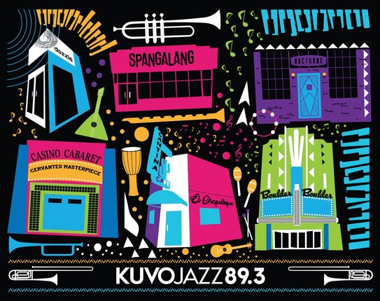 KUVO Jazz 89.3 venue graphic
