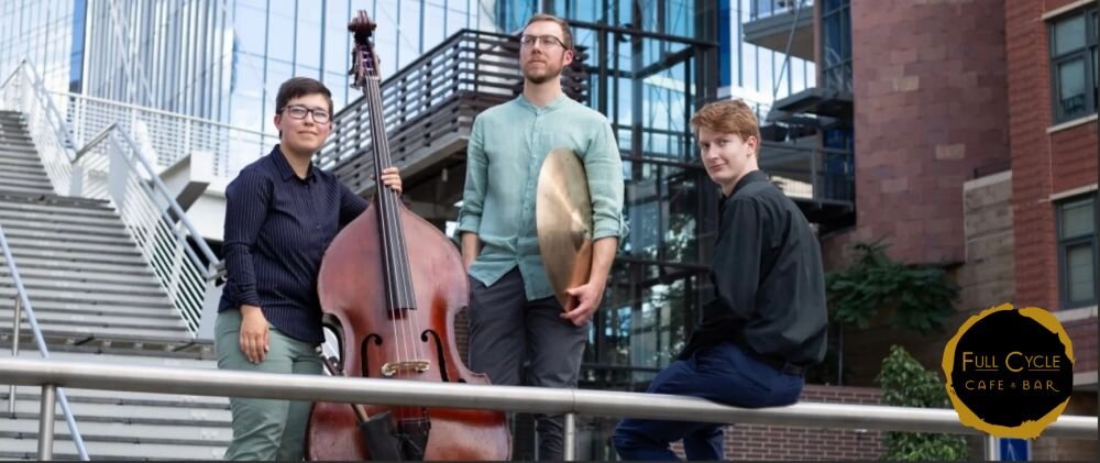 A poster for Sunday Concert Series | Domi Edson Trio event