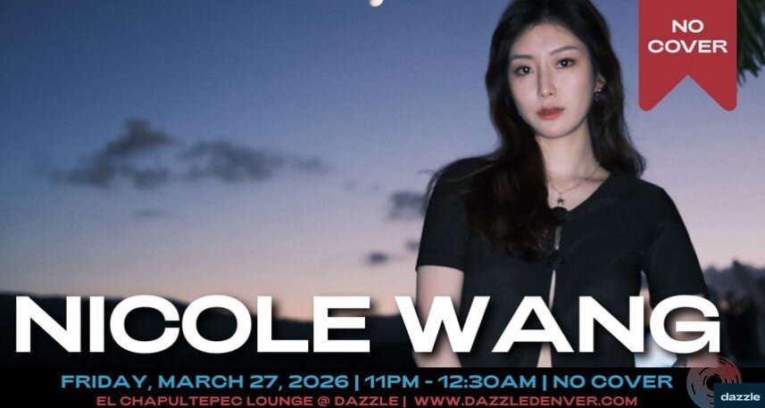 A poster for El Chapultepec Lounge presents: Nicole Wang event