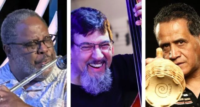 A poster for Mark Diamond's Bare Bones Trio  event