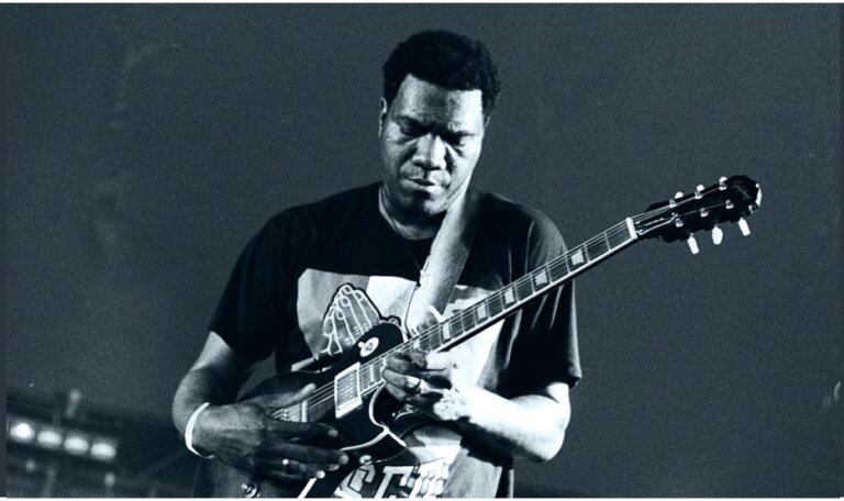 A poster for Kent Burnside Blues Band event