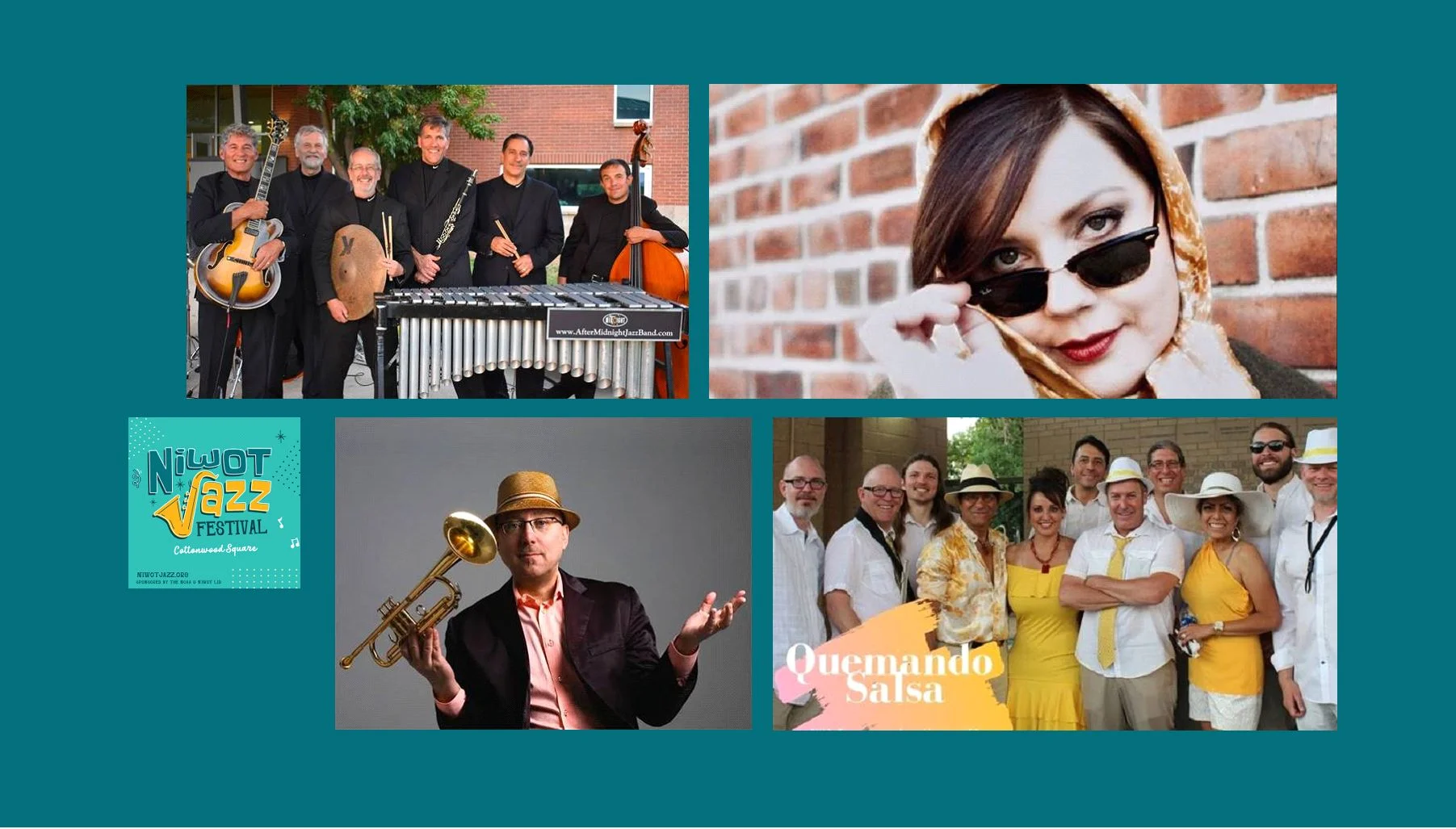 A poster for Niwot Jazz Festival 2025 event