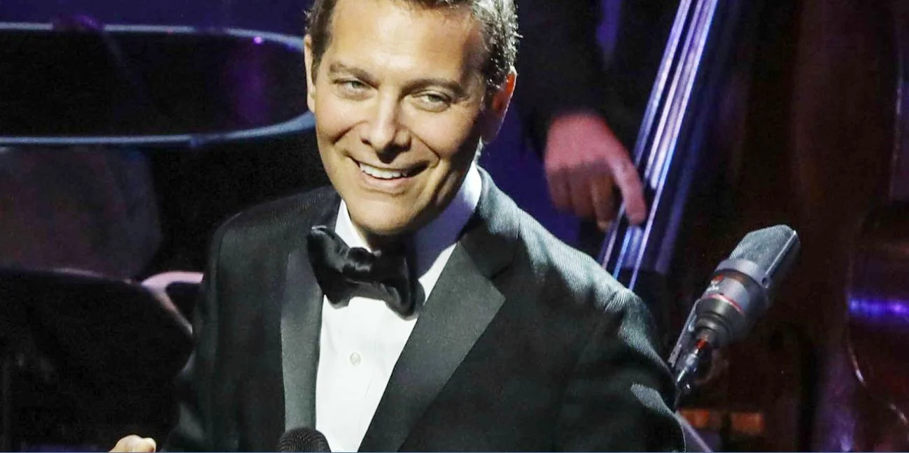 A poster for Michael Feinstein in Big Band Broadway event