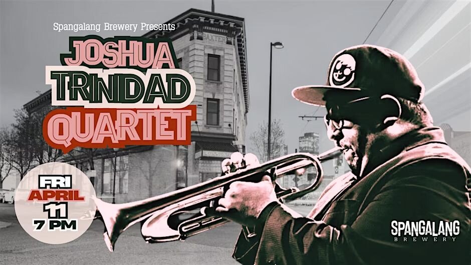 A poster for Joshua Trinidad Quartet event