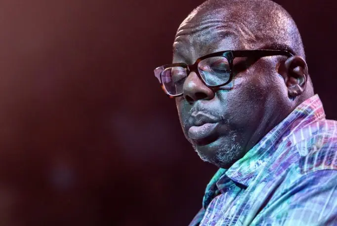 A poster for Cyrus Chestnut  event