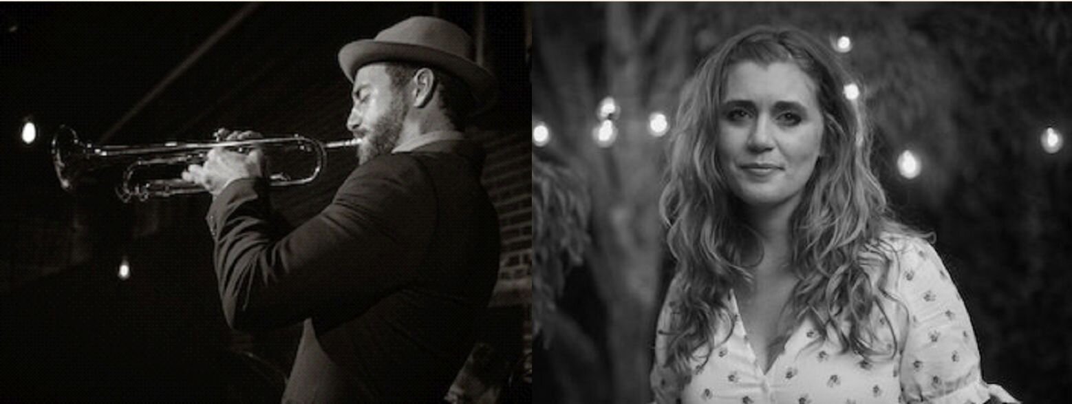 A poster for Valentine's Weekend: The Gabriel Mervine Quintet with Marion Powers event