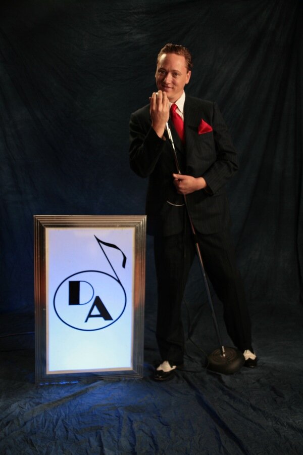 A poster for David Arthur & The Round Table Band: Tribute to Frank Sinatra  event