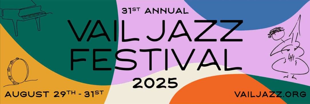A poster for 31st Annual Vail Jazz Festival event