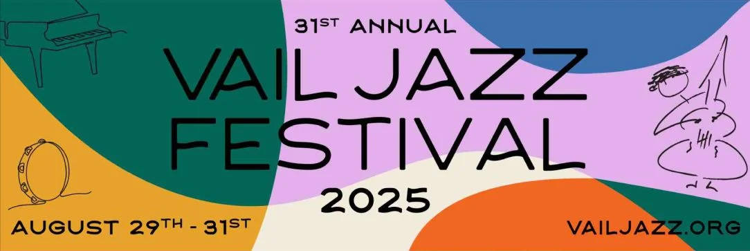 A poster for 31st Annual Vail Jazz Festival event