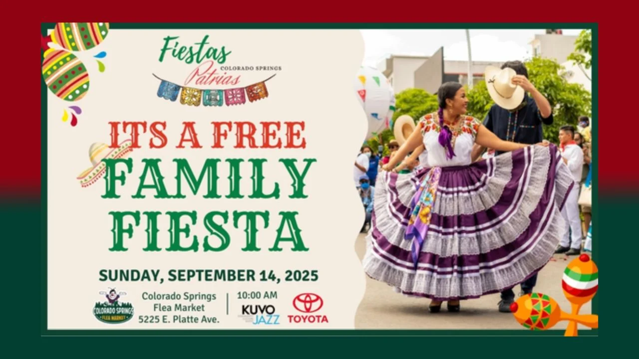 A poster for Fiestas Patrias 2025 event