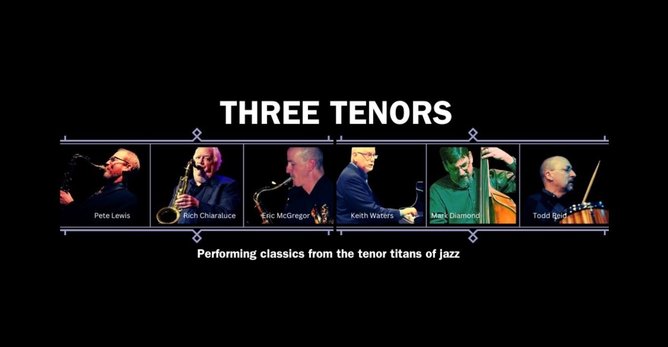 A poster for JAZZ SUPPER CLUB SERIES | The Three Tenors event