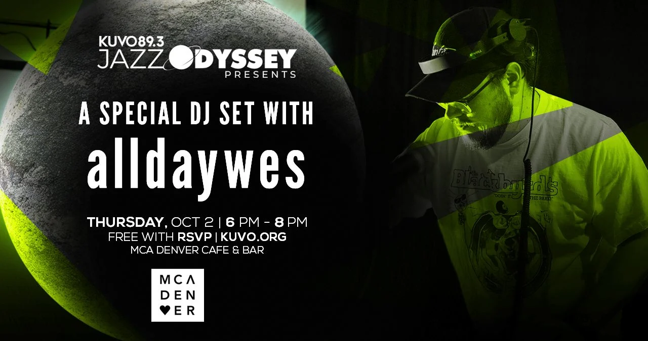A poster for Jazz Odyssey Presents: alldaywes DJ Set event