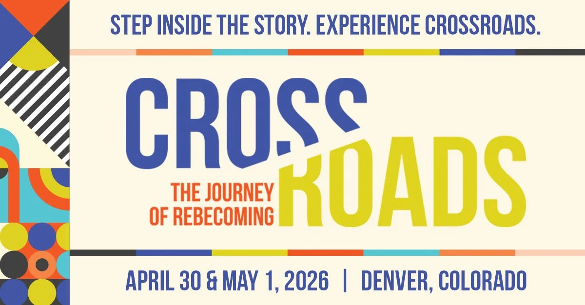 A poster for Crossroads: The Journey of Rebecoming event