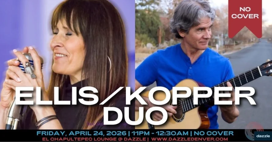 A poster for Ellis/Kopper Duo event