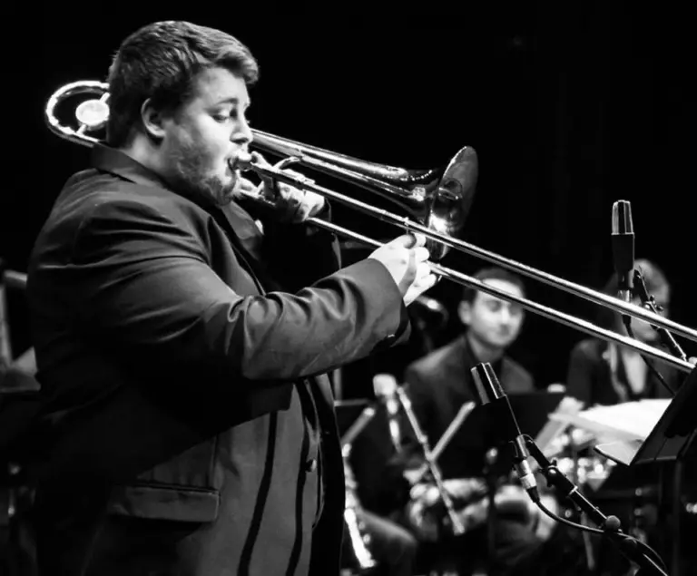 A poster for Zach Rich Quintet event