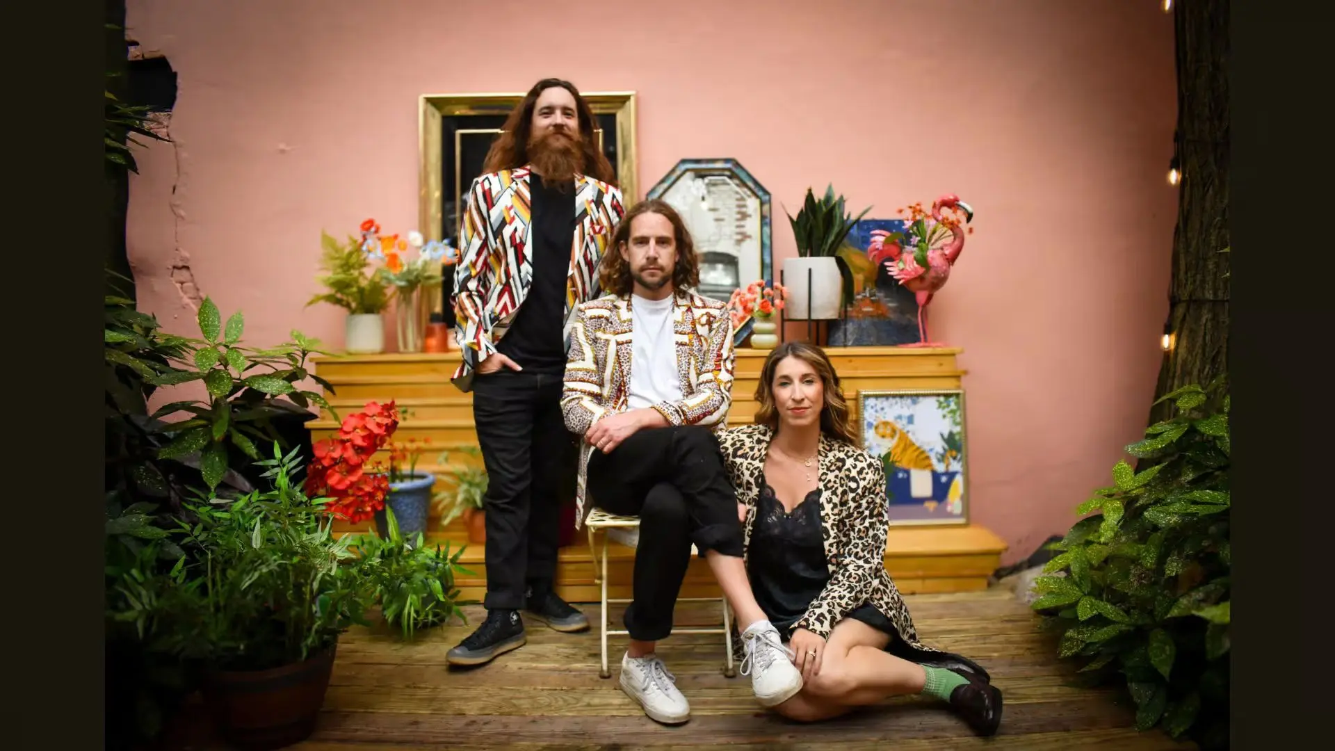 A poster for Damn Tall Buildings event