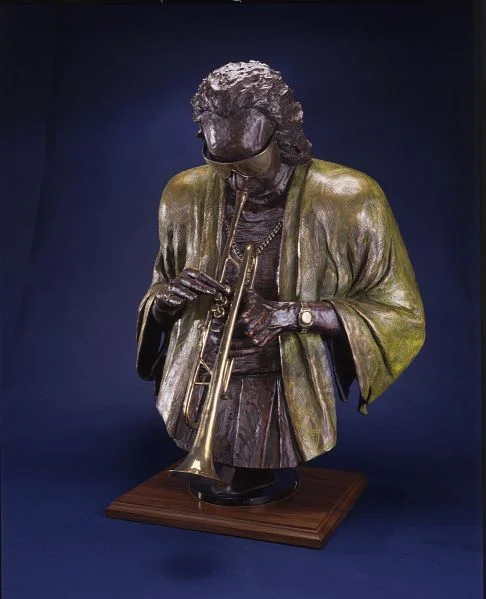 Bust of Miles Davis - Ed Dwight