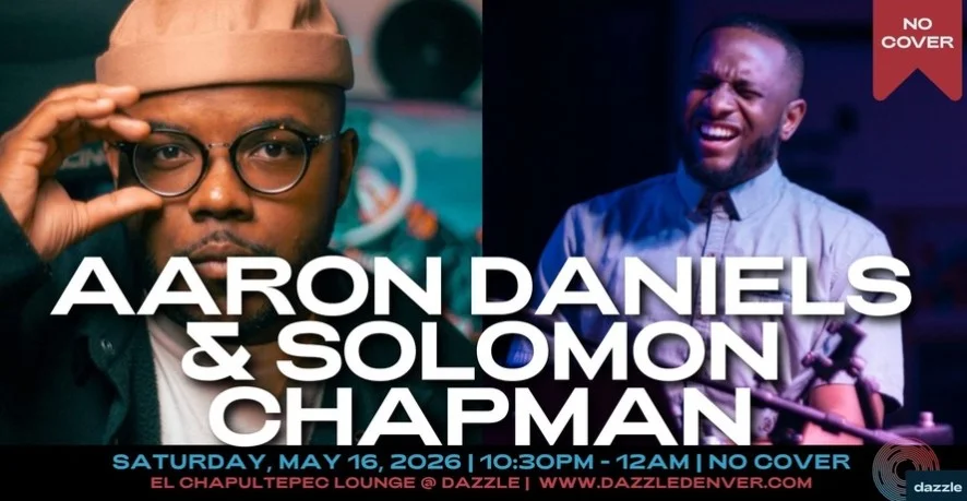 A poster for El Chapultepec Lounge presents: Aaron Daniels & Solomon Chapman event