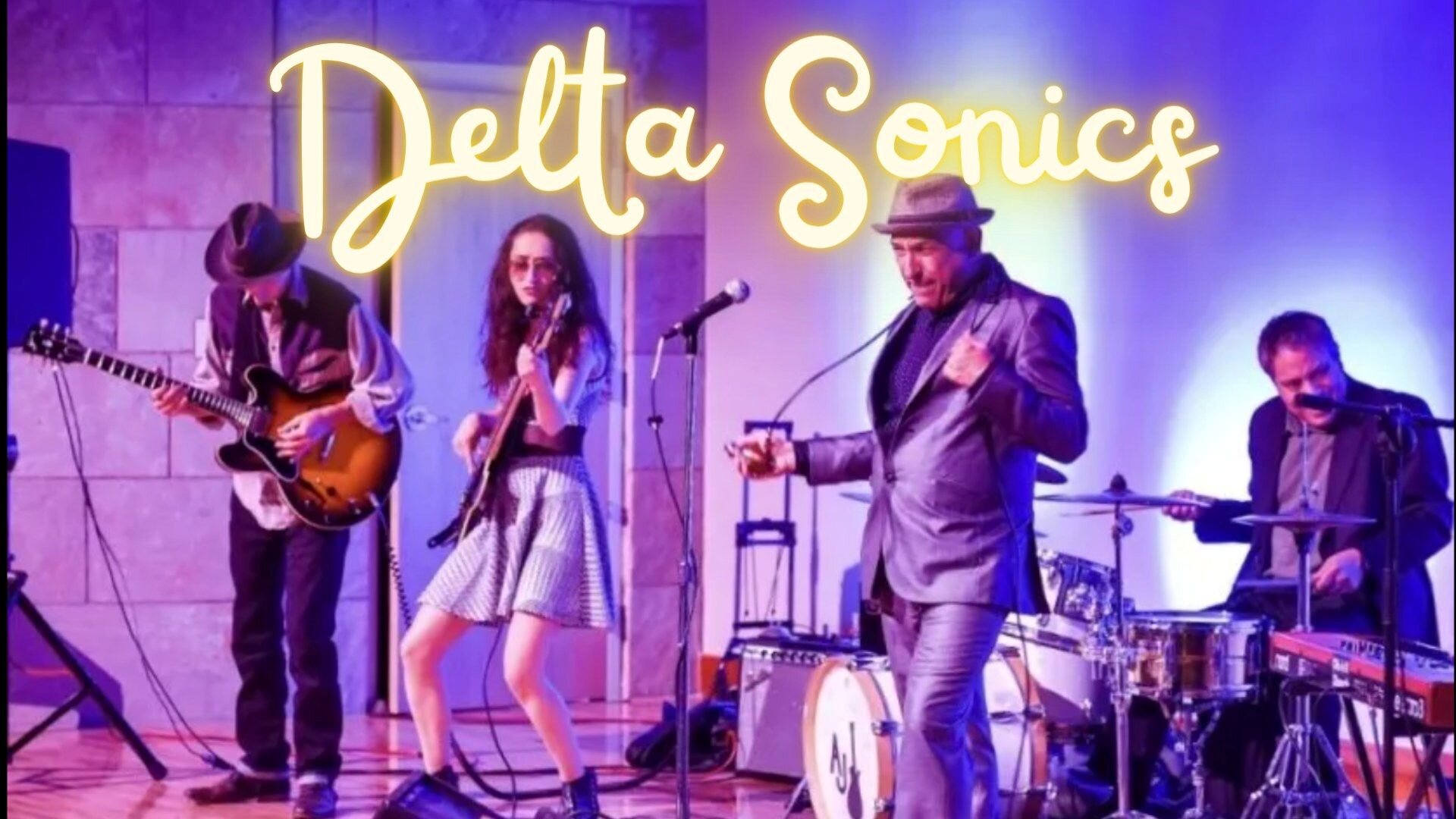 A poster for JAZZ SUPPER CLUB SERIES | Delta Sonics event