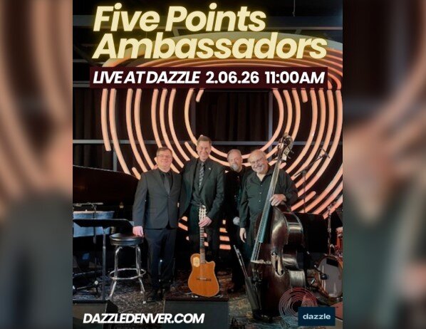 A poster for Friday Lunch Bunch with The Five Points Ambassadors event