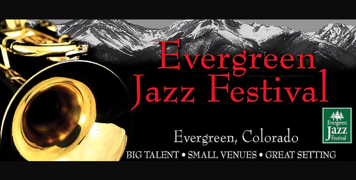 A poster for Evergreen Jazz Festival event