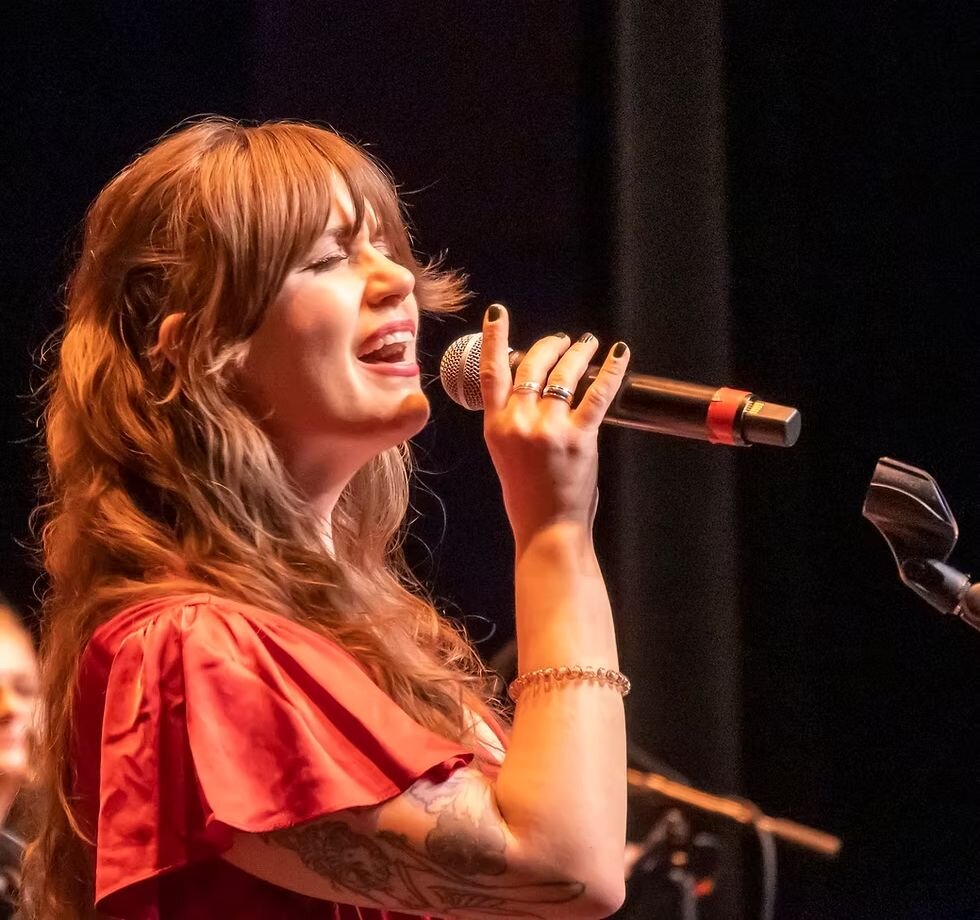 A poster for Nothin' but Swing with Marion Powers event