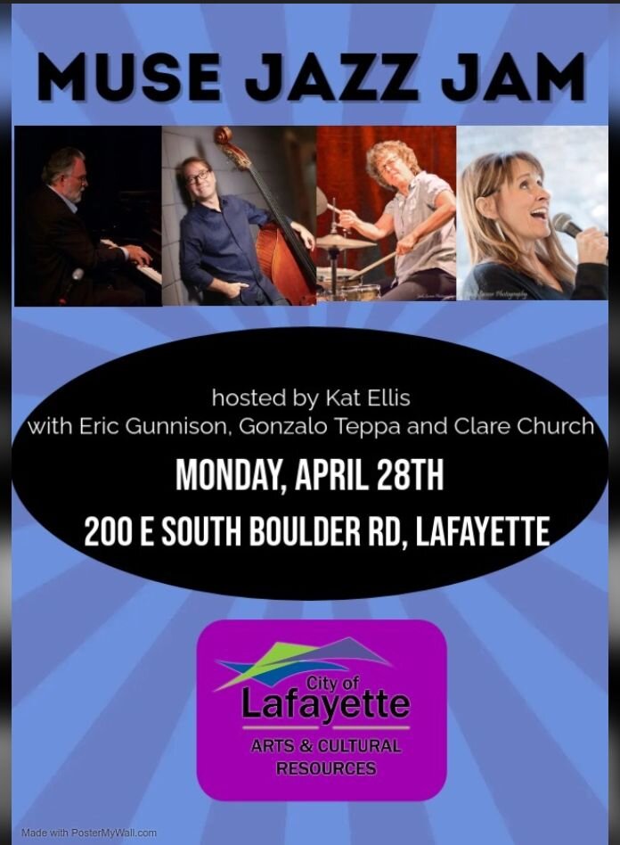 A poster for Muse Jazz Jam event