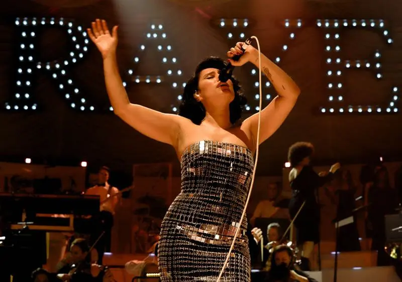 A poster for Raye event