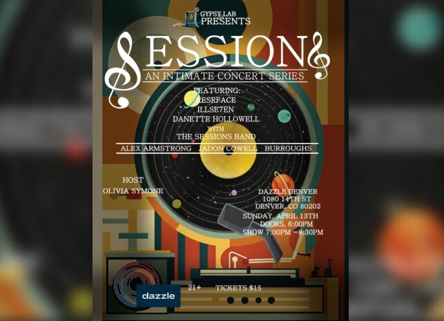 A poster for Gypsy Lab: Sessions  event