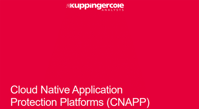 <p>KuppingerCole 2025 CNAPP Market Leader</p>