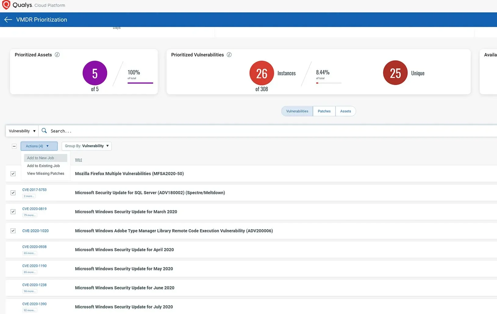 Qualys VMDR Prioritization