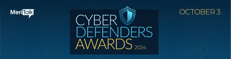 MeriTalk Cyber Defenders Award 2024 logo