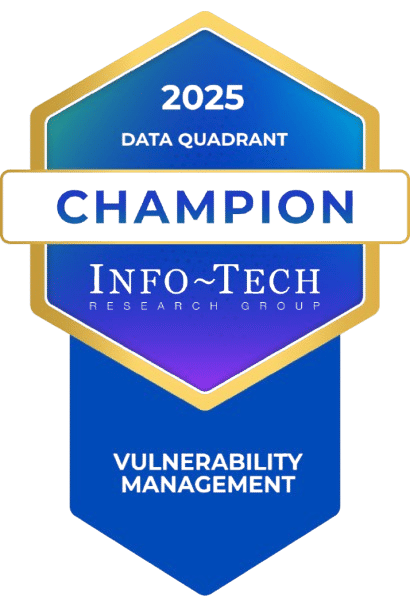 Info-Tech 2025 Vulnerability Management Tools – Qualys named Champion logo