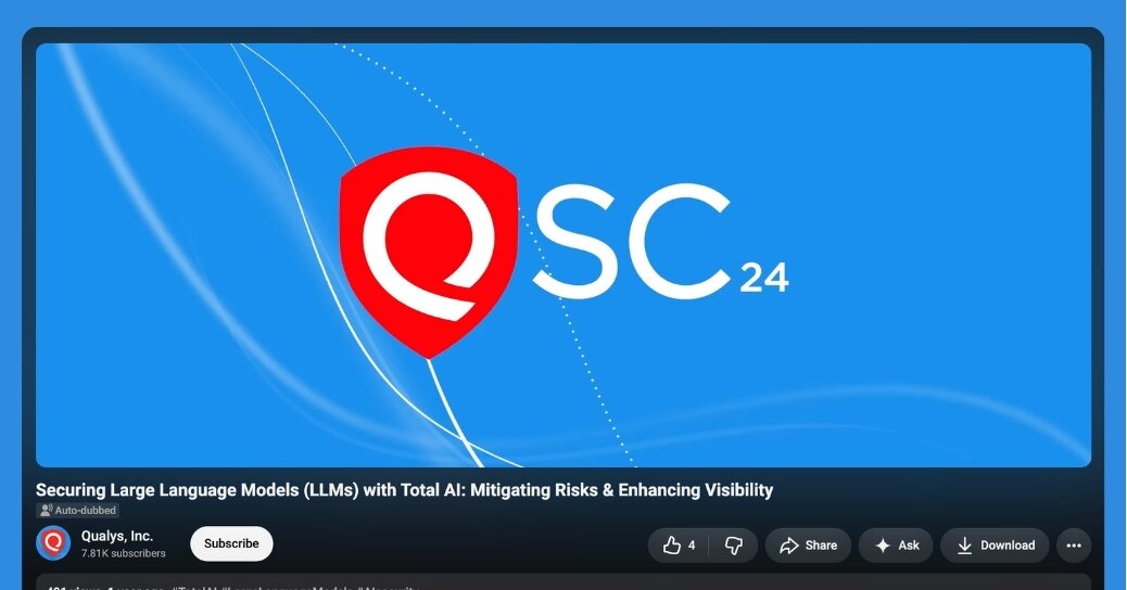<p>Securing Large Language Models (LLMs) with Total AI: Mitigating Risks & Enhancing Visibility</p>

