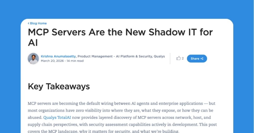 <p class="">MCP Servers Are the New Shadow IT for AI</p>
