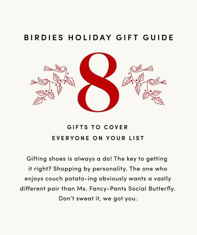 Birdies Gift Guide: everyone on your list