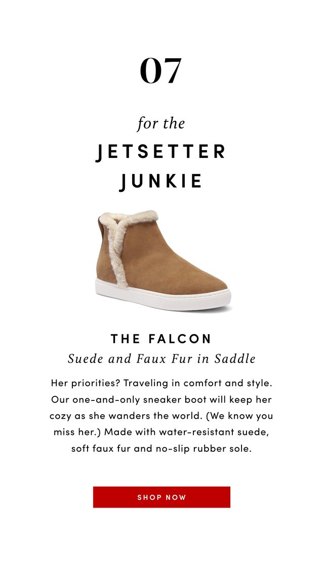 For the Jetsetter - shop The Falcon >