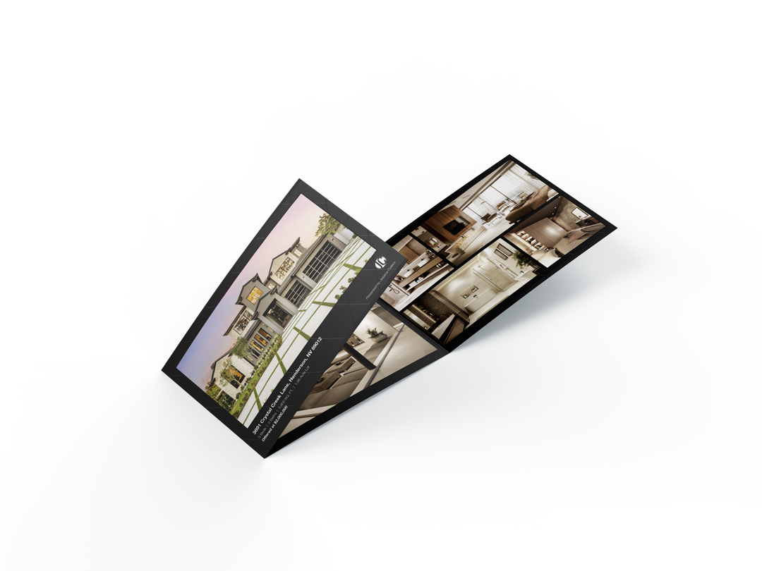 TriFold 6x9 - Property Brochure - Noir (Print Only)