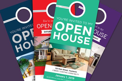 Open House Door Hangers