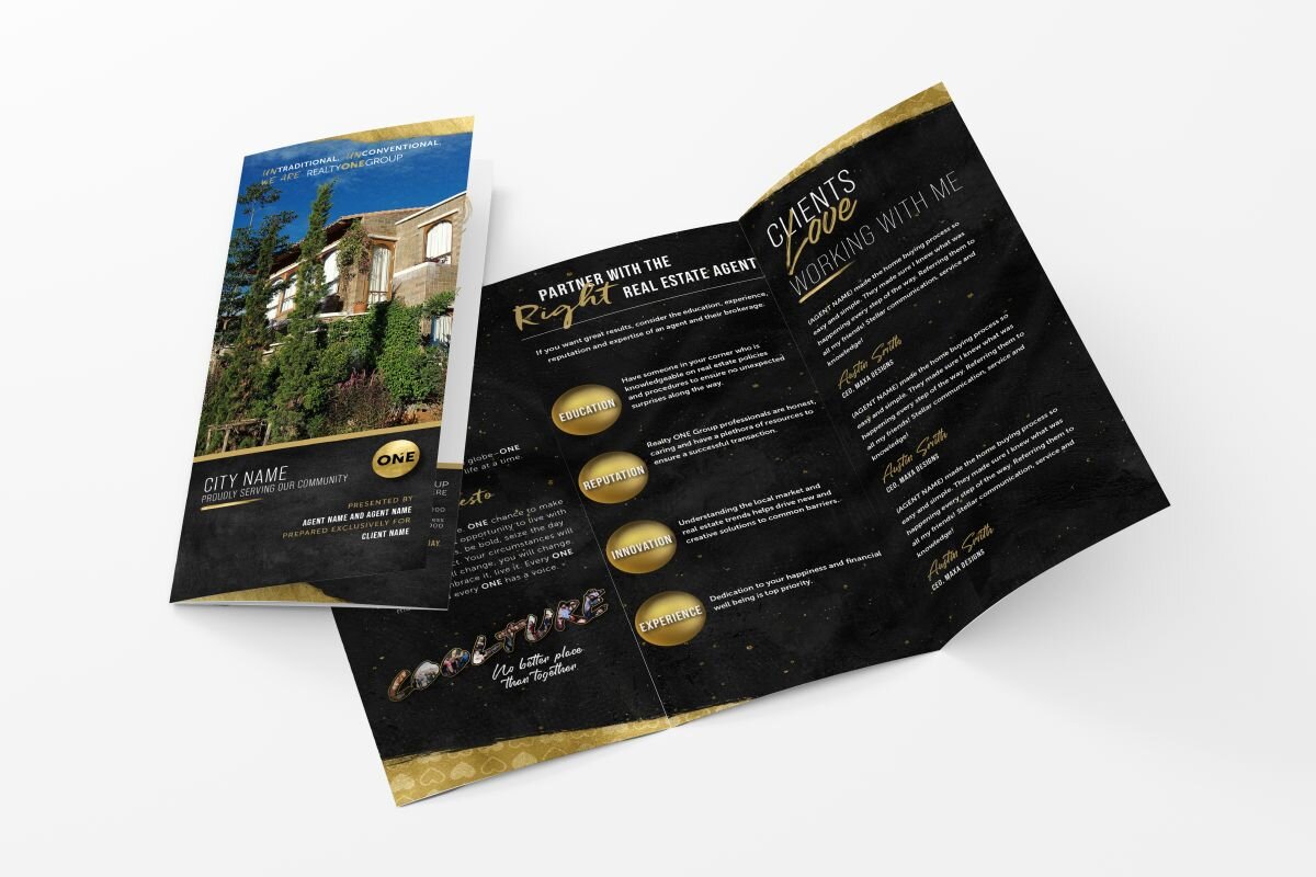 Modern brochure