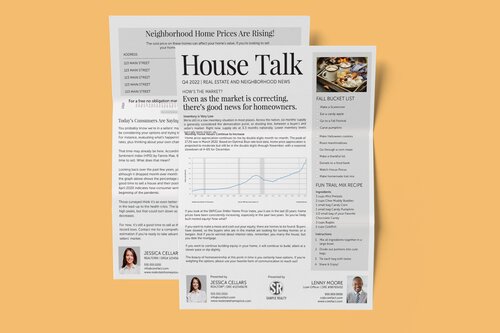House Talk Trifold Newsletters