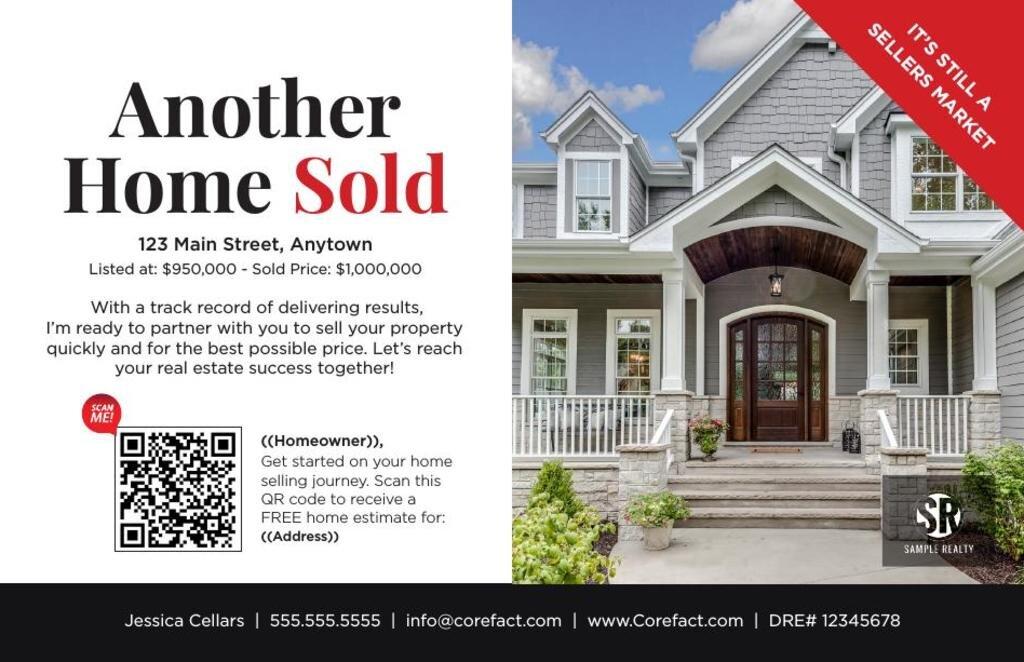 Just Sold Postcard-Leader Collection - Another Home Sold