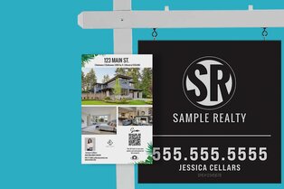 Choose from professionally crafted templates or upload your own designs for A-Frame Signs, Closing Props, Yard Signs, and more. 