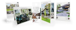 Home estimate postcard design samples