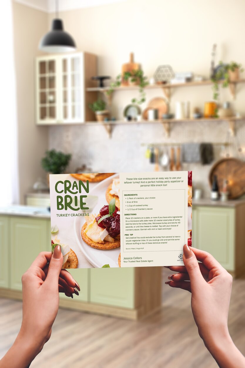 Cran Brie Recipe Card