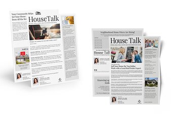 Quarterly Newsletter design samples