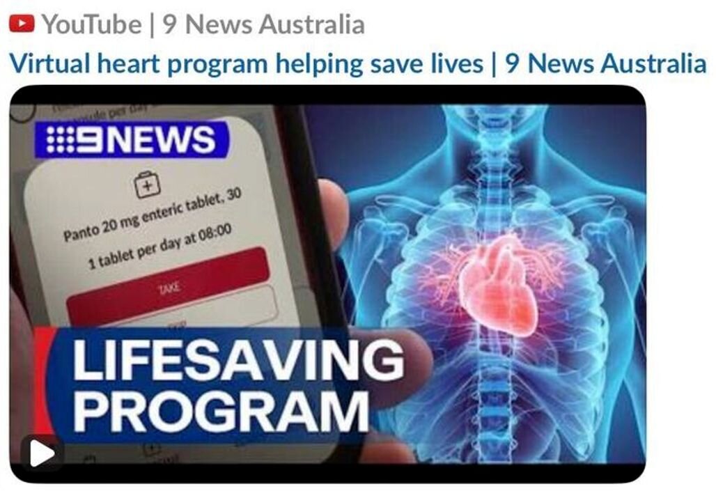 Medibank Heart Health @ Home Results Aired on Channel 9